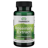 Екстракт розмарину, Rosemary Extract, Swanson, 500 мг, 60 капсул