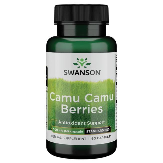 Дикі ягоди Camu Camu, Swanson, Wildcrafted Camu Camu Berries, 500 мг, 60 капсул