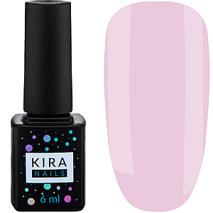 Гель-лак Kira Nails №002, 6 мл напівпрозорий рожевий
