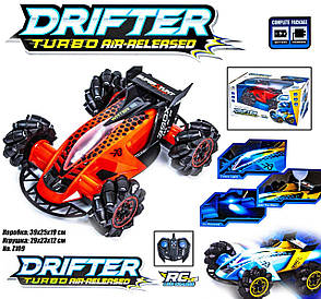 Машинка-баггі Drifter Turbo Z109 Drifter Turbo Air-Released Z109 Машинка на радіоуправлінні з ефектом диму, фото 2