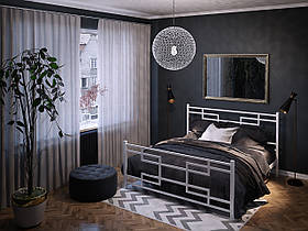 Ліжко двоспальне на металевому каркасі Фавор.