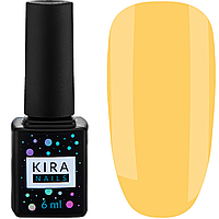 Гель-лак Kira Nails №023, 6 мл желтый с горчичным отливом