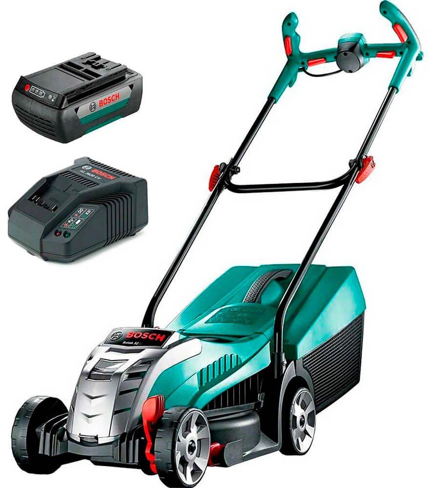 Купить Аккумулятоная газонокосилка Bosch Rotak 32 LI + 1 акк 36 V 4.0 ...