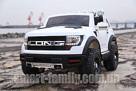 Дитячий електромобіль Джип Ford Long (2 мотори по 30W, MP3) Baby Tilly T-7819 EVA WHITE Білий