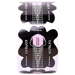 Komilfo Multi Shape Nail Forms 500 шт рулон