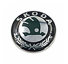 Емблема Skoda (Шкода) 79 мм значок Octavia, Fabia, Rapid, Superb, фото 4