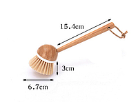 Щітка MORO дерев'яною з ручкою 15.4*3*6.7 M-2931