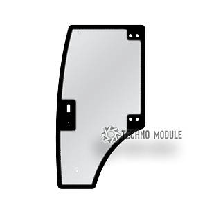 Стекло двери левой DF504DHLC (H=1440, L=280x735x666)