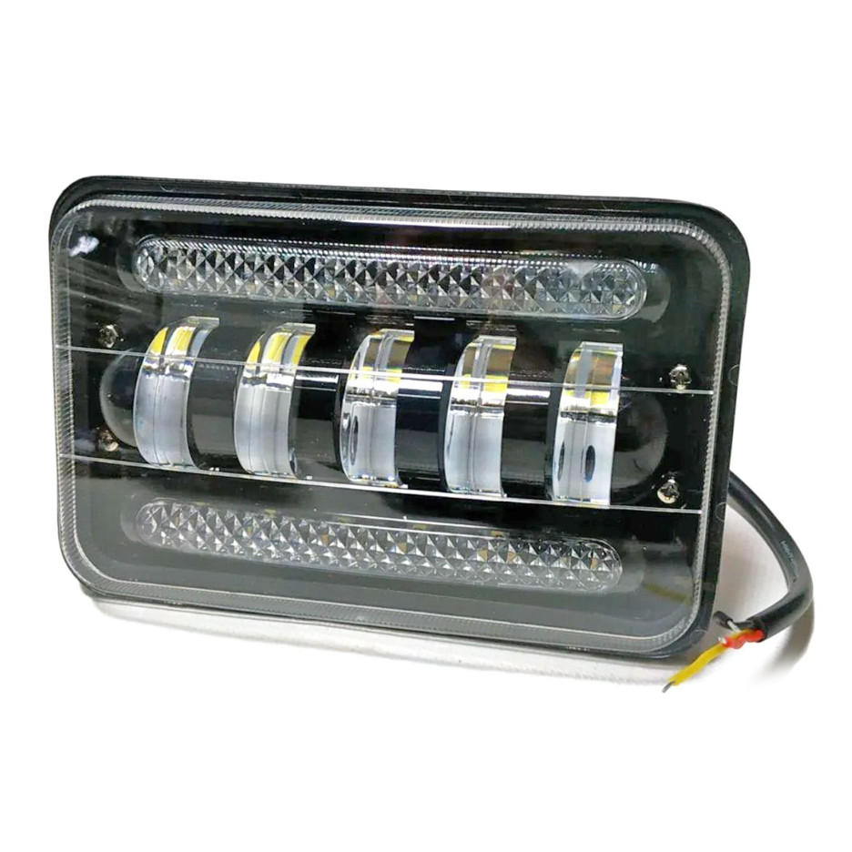 Світлодіодна фара 41B-50W 5 світлодіодів CREE, світло-тіньова межа + DRL