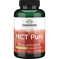 Чистий МСТ, Swanson, Pharmaceutical Grade MCT Pure, 1000 мг, 90 капсул