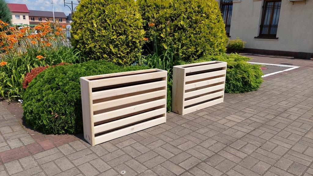 Вазони для літніх терас, Садові вазони Престиж Без пофарбування ( Кашпо для терас ) Ціна БЕЗ пофарбування, фото 1