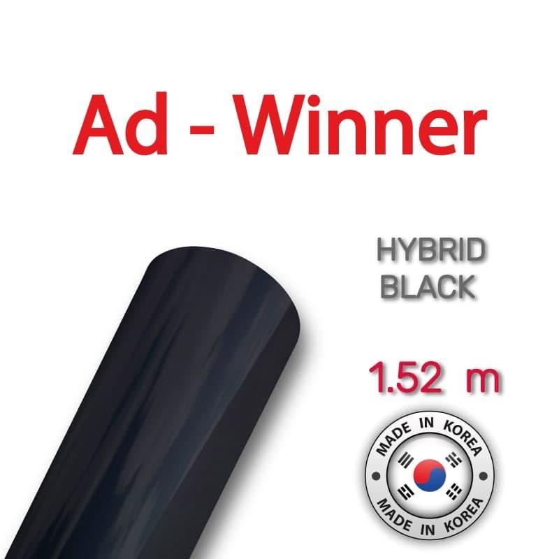 Ad-Winner Hybrid Black PPF - Захисна глянцева чорна гібридна плівка 1.52 m