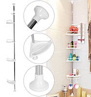 Кутова полиця для ванної Multi Corner Shelf GY-188 White