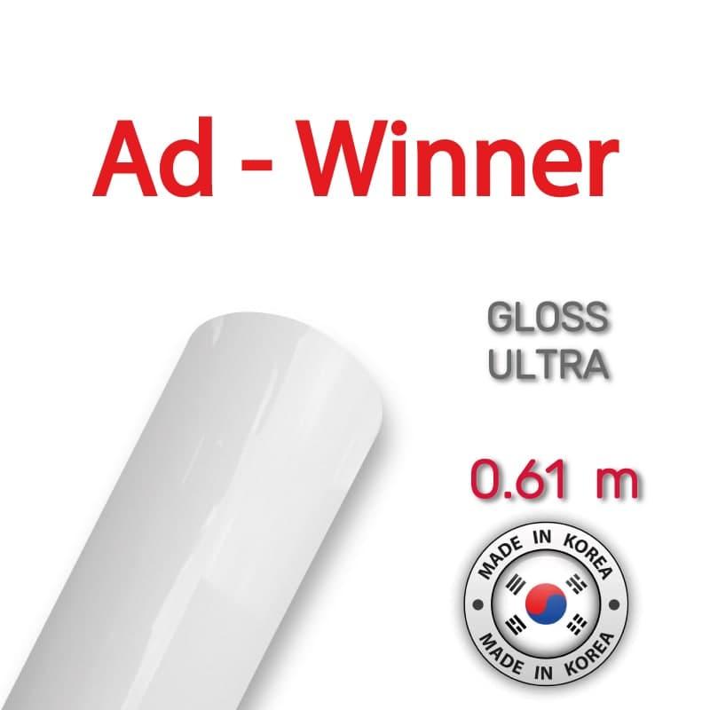 Антигравійна глянсова плівка з гідрофобним покриттям — Ad-Winner PPF Ultra Gloss 0.61 м