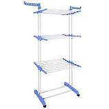 Складана сушарка для білизни Garment Rack With Wheels, фото 2