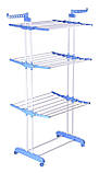 Складана сушарка для білизни Garment Rack With Wheels, фото 4