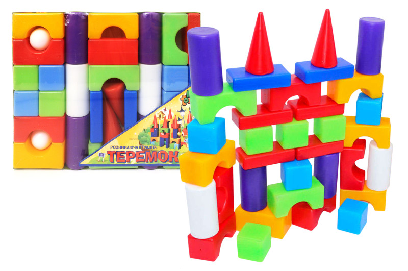 Кубики "Теремок" (32 елементи) 08082 Mtoys