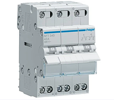 Перемикач Hager SFT340 3P 40А/230В 3м I-0-II