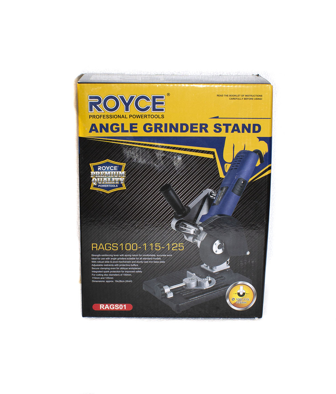 Стійка-тримач для КШМ (болгарки) Royce RAGS100-115-125