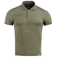 M-Tac поло НГУ зі світловідбиваючим написом 65/35 олива