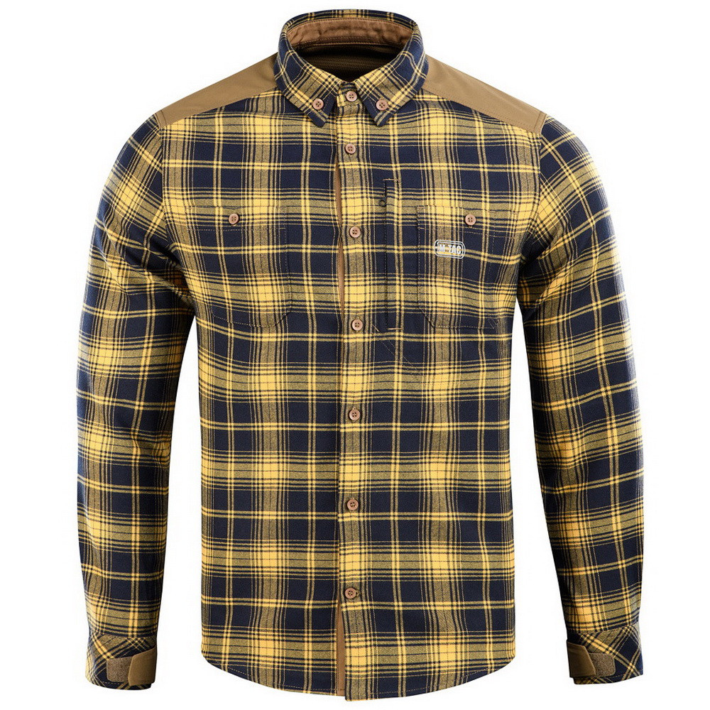 M-Tac сорочка Redneck Cotton Shirt синій / жовтий
