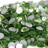 Стрази клейові (на клей) Premium PERIDOT SS20 Non-hot Fix 100 шт Стрази холодної фіксації, фото 2