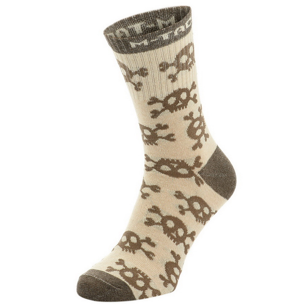 M-Tac шкарпетки легкі Mk.3 Pirate Skull Sand