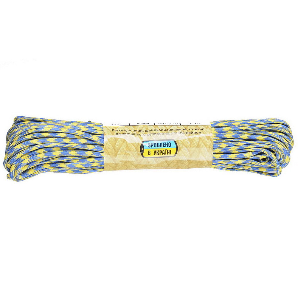M-Tac паракорд 550 type III Yellow/Blue 30м