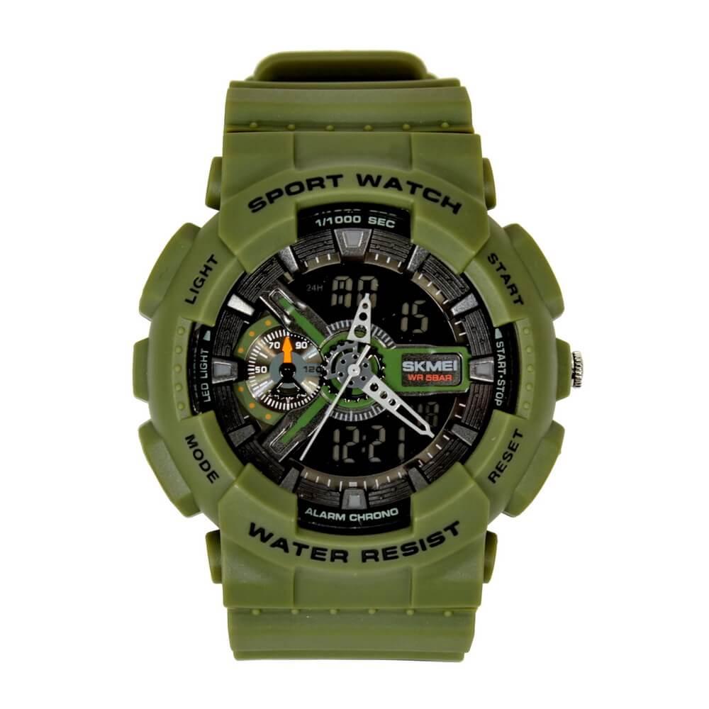 Годинник Skmei 1688 Sport 50 atm олива