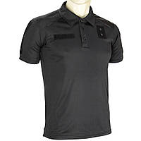 Мілітарка™ футболка поло COOLPASS з велкро Police чорна