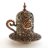 Турецька чашка для кави 60 мл, колір: мідь