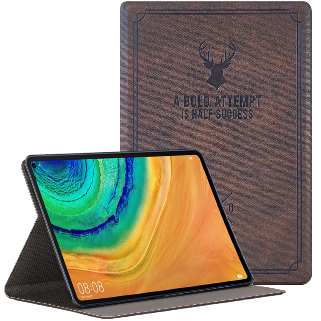 Чохол-книжка Deer Case для Huawei MatePad Pro 10.8 (Wake / Sleep) Dark Brown, фото 1