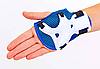 Захист дитяча наколінники, налокітники, рукавички Record SK-6328B (р. S-3-7лет, синій-білий), фото 2