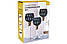 Набір (3 шт.) скляних свічників, 30/35/40 см, колір — графіт із золотом, фото 2