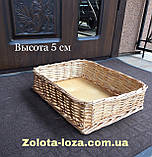 Лотки плетені з лози. Н-5, 45х35см. Арт: Н 030, фото 2