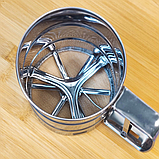 Сито кухоль для борошна з ручкою, фото 2