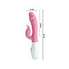 Вібратор кролик зі стимулятором клітора і масажем точки G Vibrator Peter рожевого кольору, фото 5