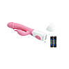 Вібратор кролик зі стимулятором клітора і масажем точки G Vibrator Peter рожевого кольору, фото 7