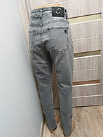 Женские узкие серые джинсы большие размеры