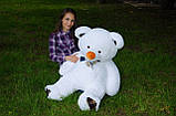 Самий величезний Плюшевий ведмедик 120см в подарунок для дівчини М'яка Іграшка Великий плюшевий ведмідь білий, фото 5