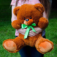 Маленький плюшевий ведмедик 65 см коричневий, Подарунок для дівчини, дітям на день народження