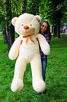 Плюшевый мишка большой плюшевый медведь 160 см, персиковый Оригинальный подарок для девушки, жены, подруги на день рождения