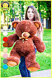 Плюшевий ведмедик м'яка іграшка Томии 100 см Шоколадний, фото 3