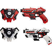 Набор лазерного оружия Canhui Toys Laser Guns CSTAG (2 пистолета + 2 жилета) Игрушечное оружие, детское оружие