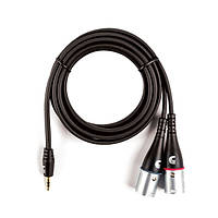 Аудиокабель D'ADDARIO PW-MPXLR-06 Custom Series 1/8 to Dual XLR Audio Cable (1.8m)