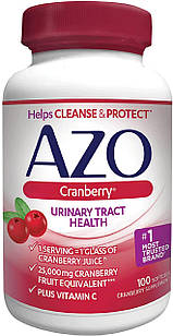 AZO Cranberry Urinary Tract Health 100 гелевых капсул