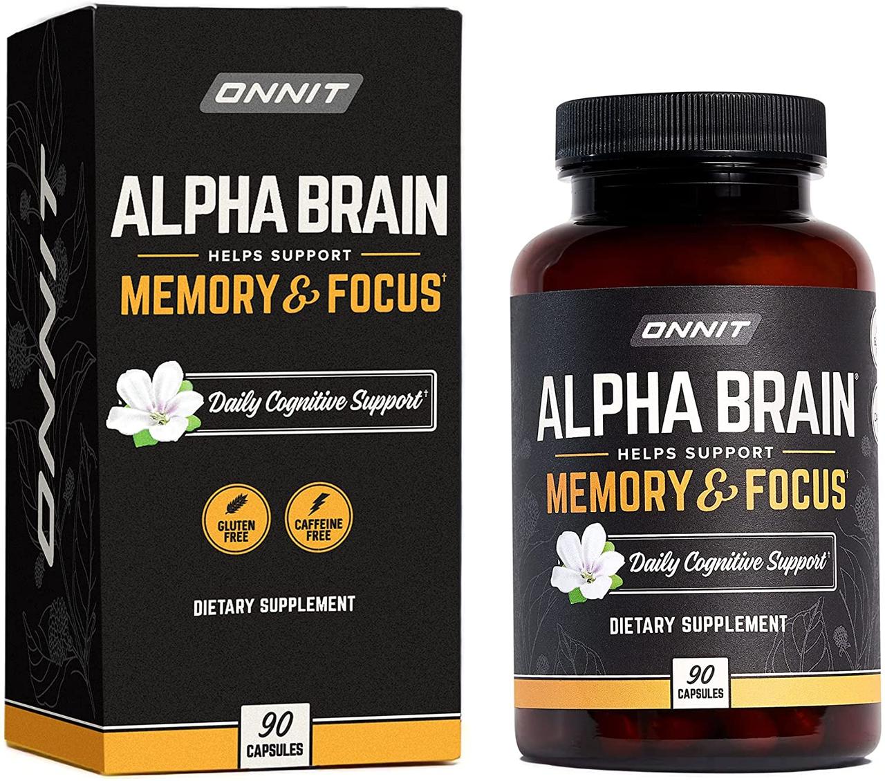 ONNIT Alpha Brain 90 капсул