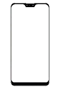 Скло Asus ZenFone Max Pro M2 ZB631KL, чорне, з OCA-плівкою