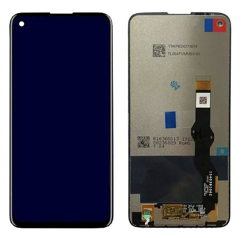 Дисплей (екран) для Moto G8 Power XT2041-1 XT2041-3 + тачскрін, чорний, фото 1