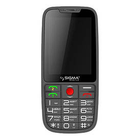 Телефон Sigma Mobile Comfort 50 Elegance Black